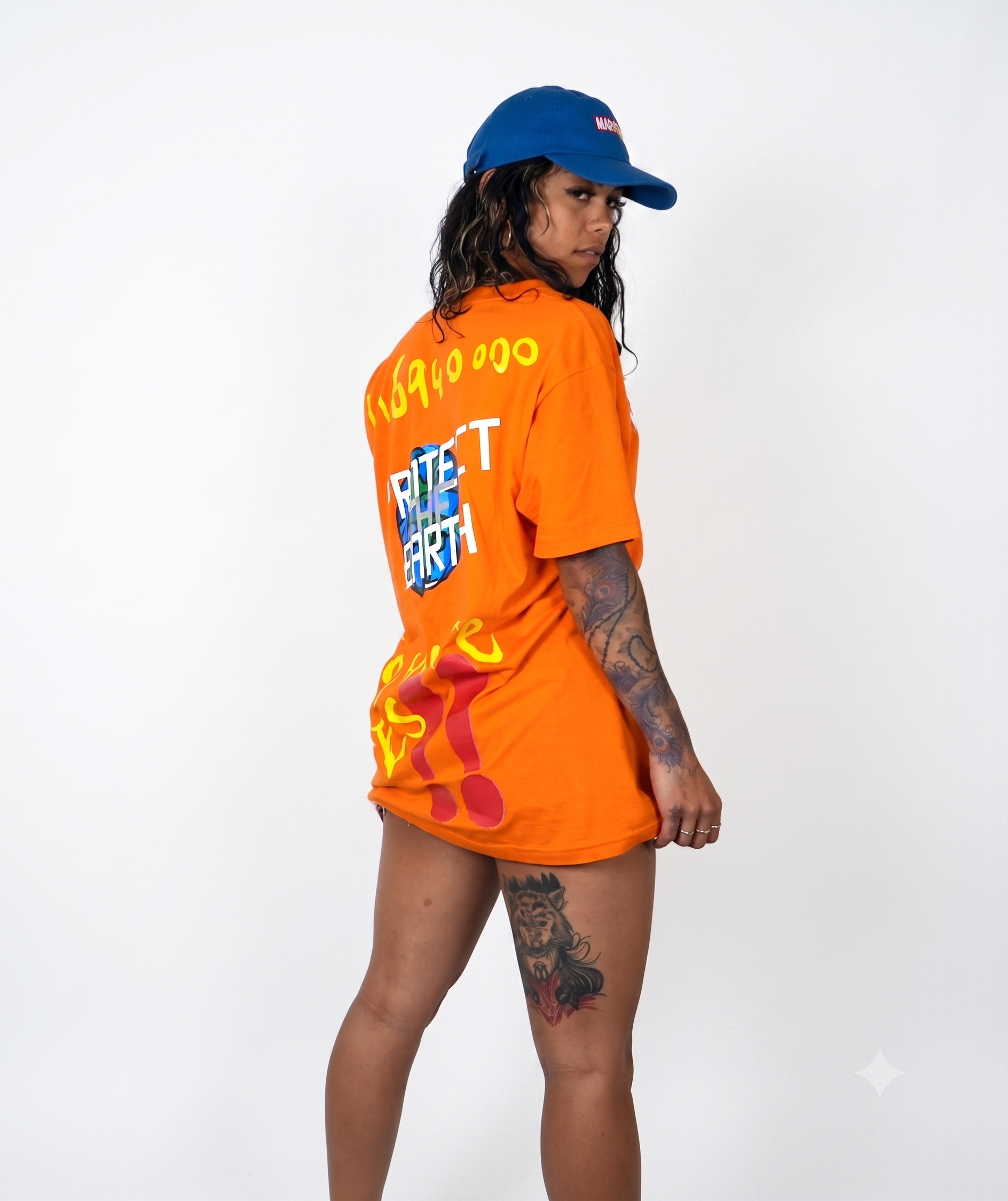 Marvelous "Protect The Earth" T-Shirt | Orange