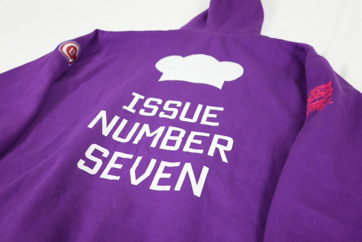 Issue Number Seven Hoodie (Purple)