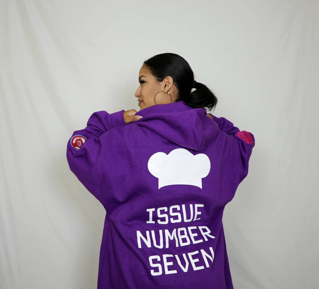 Issue Number Seven Hoodie (Purple)