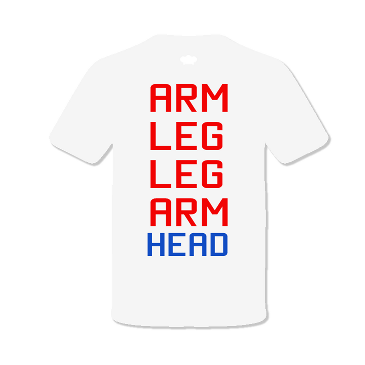 Arm Leg Leg Arm Head | Shirt